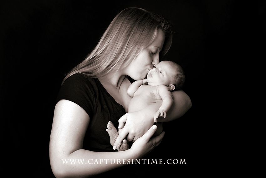 Mom Baby Kansas City Newborn Photography