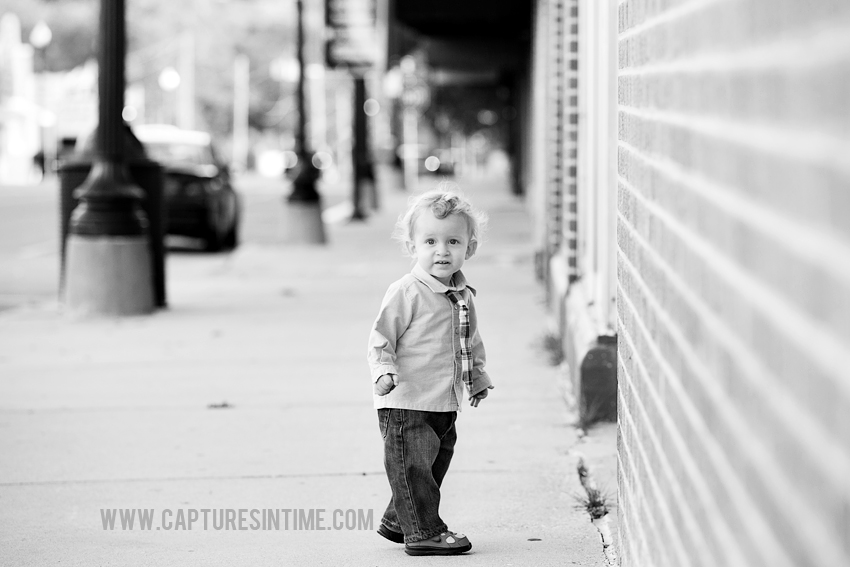 Independence Square Family Photography boy on sidewalk