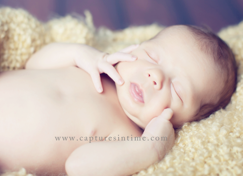 Kansas City sleeping newborn portraits